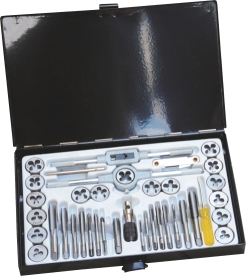 GRIP - TAP & DIE SET - METRIC - 40 PCE 